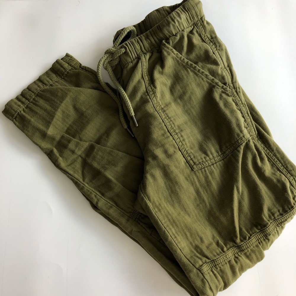 J Crew Cargo Pants in Olive Green